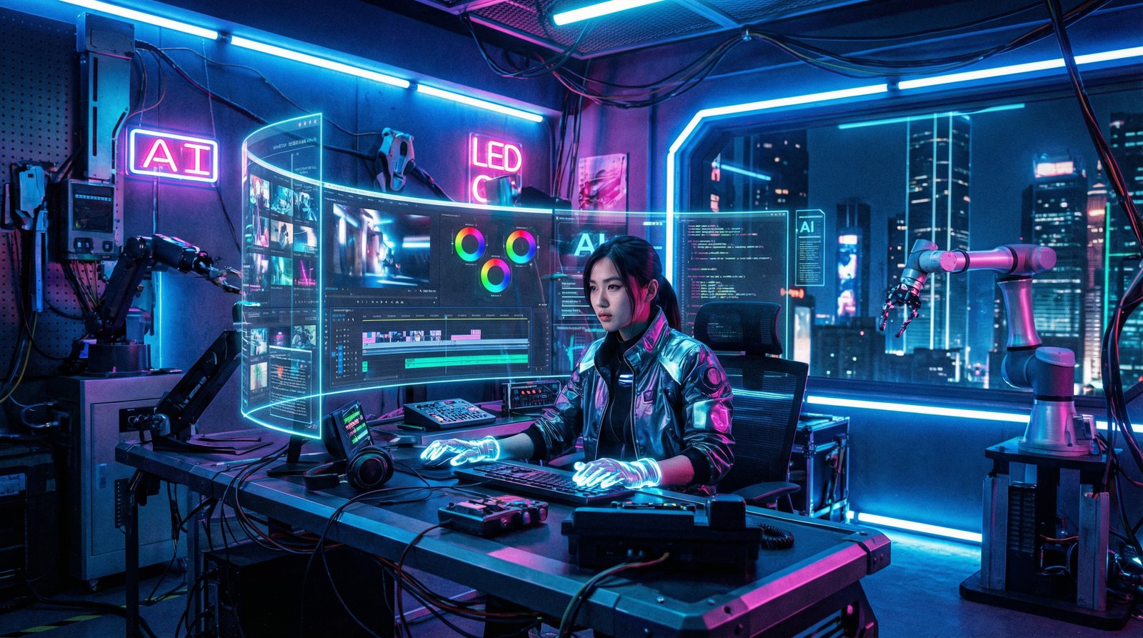 高清3D动漫AI视频工作室